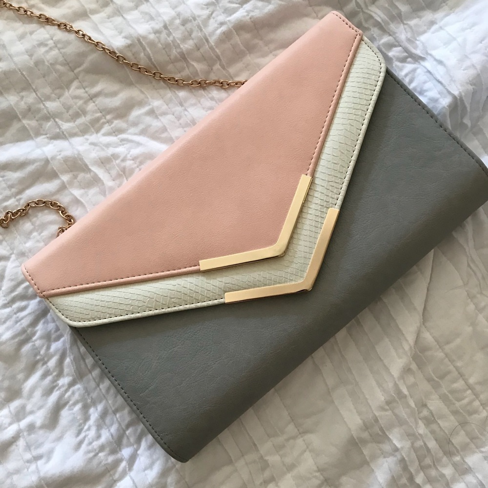 Mix No. 6 Colorblock Minimalist Clutch